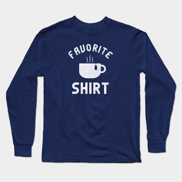Funny Tea Caffeine Pun T-Shirt Long Sleeve T-Shirt by happinessinatee